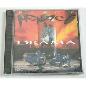 BLACK MENACE - DRAMA TIME (1994) - RAP CD ‎ *SEALED* RARE!